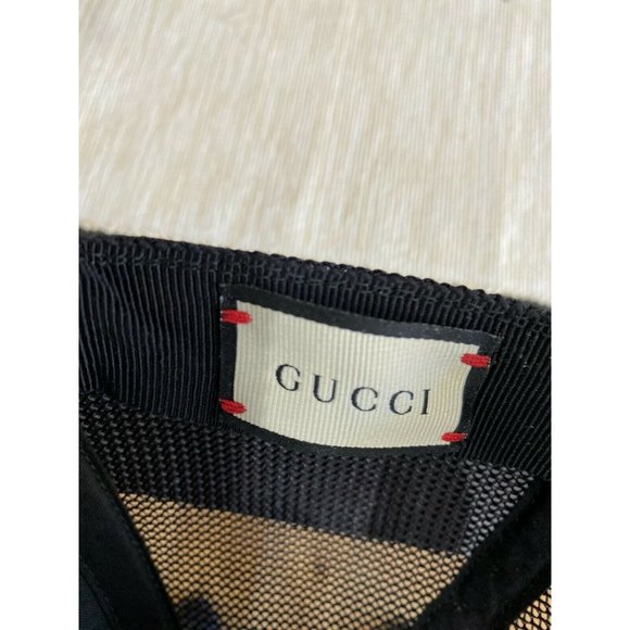 NEW Gucci GG Supreme Angry Cat Baseball Cap Hat - Picture 9 of 12